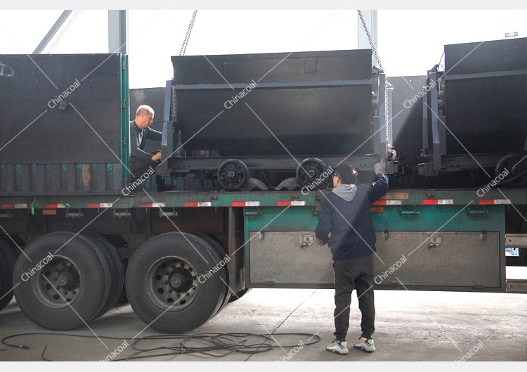 China Coal Group Send A Batch Of Curved Side Dumping Cars And Bucket Tipping Mine Cars To Ningxia And Shanxi 