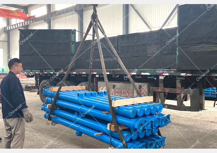 China Coal Group Send A Batch Of Mining Single Hydraulic Props To Changzhi, Shanxi Province