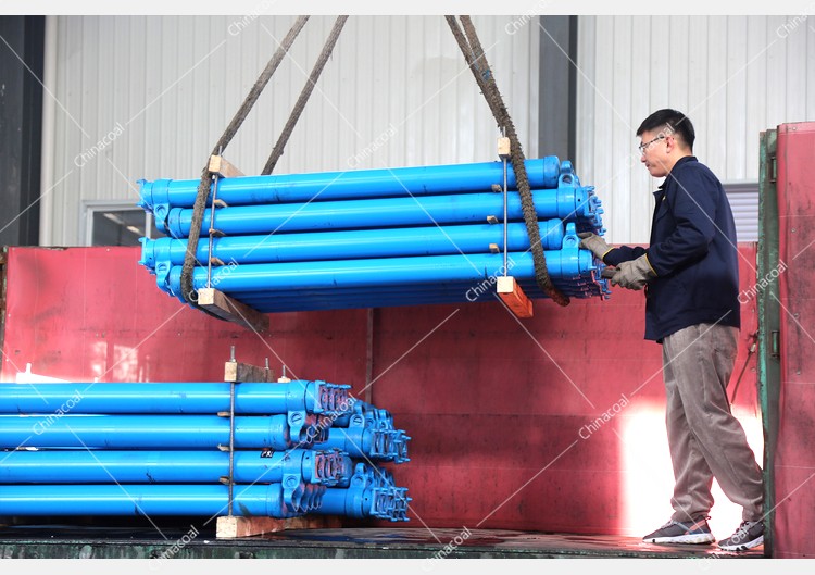 China Coal Group Sent The Hydraulic Props To Luliang, Shanxi Province