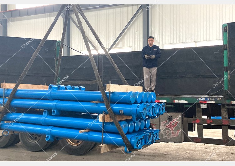 China Coal Group Send A Batch Of Mining Single Hydraulic Props To Changzhi, Shanxi Province