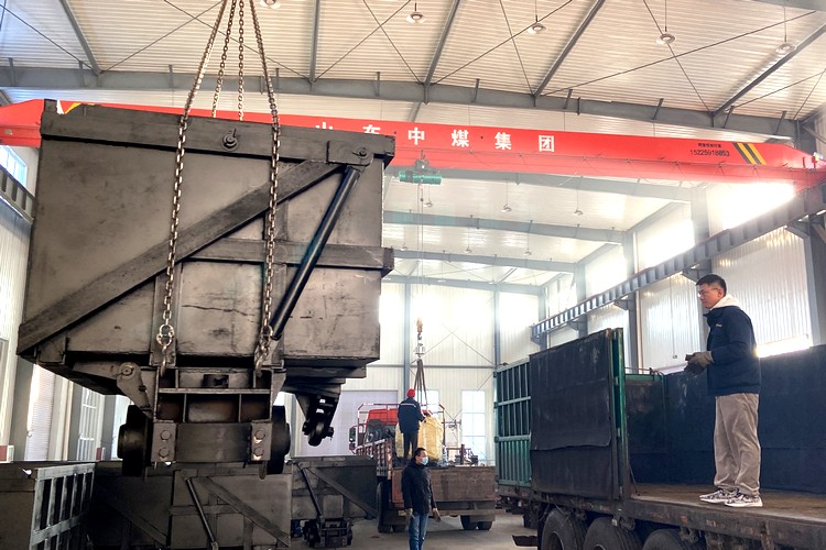China Coal Group'S Three Car Side Dump Mine Car Is Sent To Shanxi