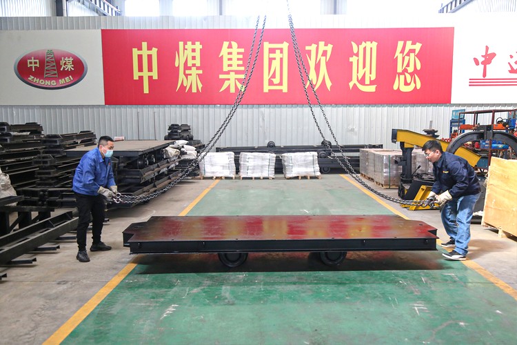 China Coal Group Sent A Batch Of Flat Mining Car And Hydraulic Props To Jincheng ,Shanxi And Jinxiang,Shandong