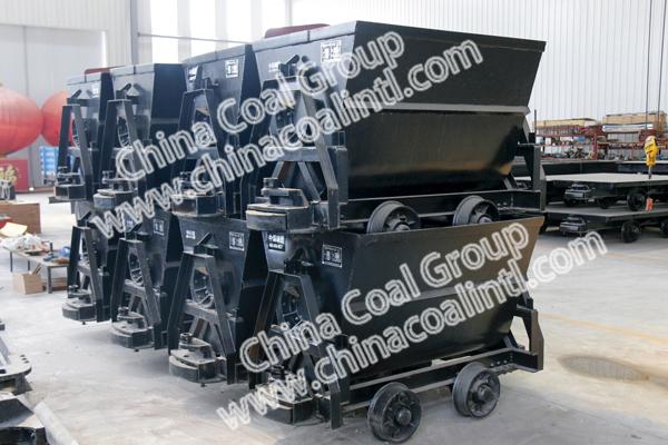 A Batch of Bucket-tipping Mine Cars Sent to Liulin County,Shanxi Province
