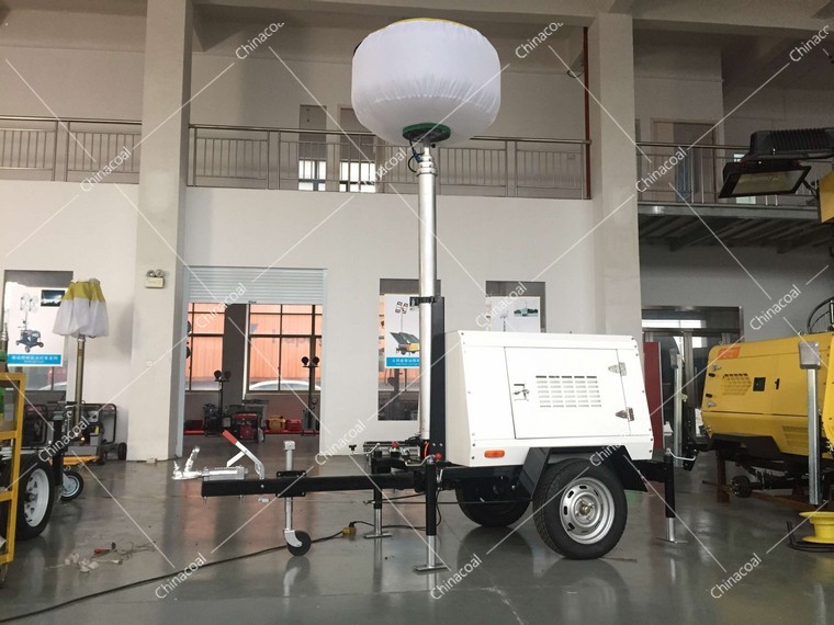 MO-1100Q Portable Mobile Balloon Light Tower Diesel Generator
