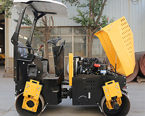 2.5ton Double Drum Vibratory Compactor Driving Road Roller