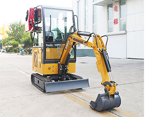 ZM15 Garden Digger Mini Home Excavation Crawler Excavator