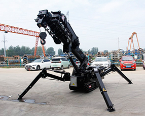 3Ton Moving Crawler Hoist Hydraulic Telescopic Diesel Track Spider Crane