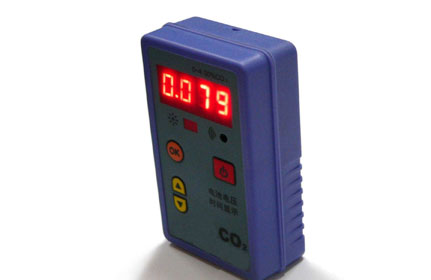 Portable carbon dioxide detector