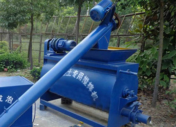 Cement foaming machine