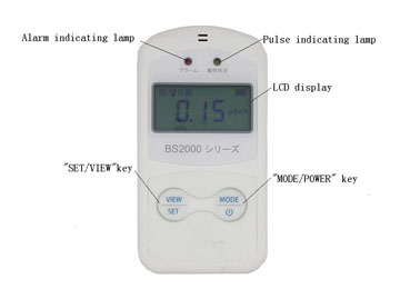 BS2000 Digital X-γ Radiometer Dosimeter 