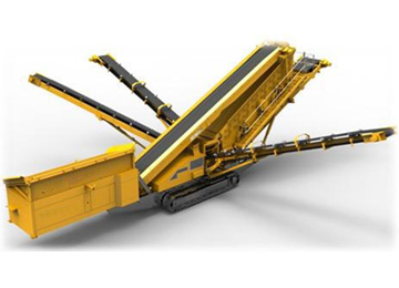 Crawler mobile jaw broken machine and tracked mobile screening machine