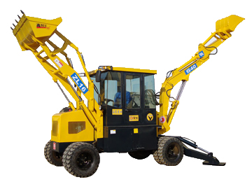 backhoe loader with 0.4m3 rated bucket capacity SZ40-16