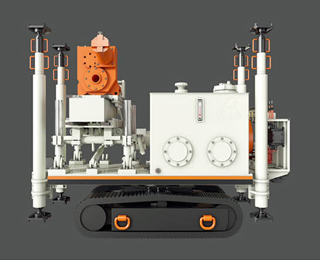 Caterpillar Type Hydraulic Tunnel Drilling Device