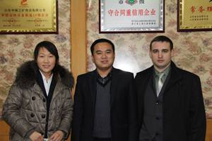 Russia procurement company visit and inspect our group company