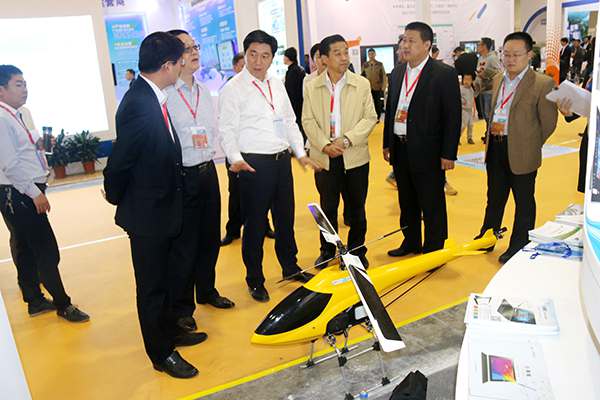 Shandong China Coal Group With Its UAV Made a Debut on The 8th China (Jinan) International Information Techonlogy Exposition 