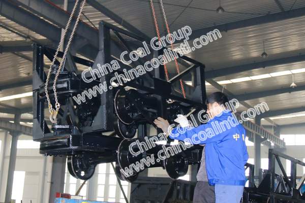 A Batch of Material Mine Cars of China Coal Group Sent to Lvliang,Shanxi Province