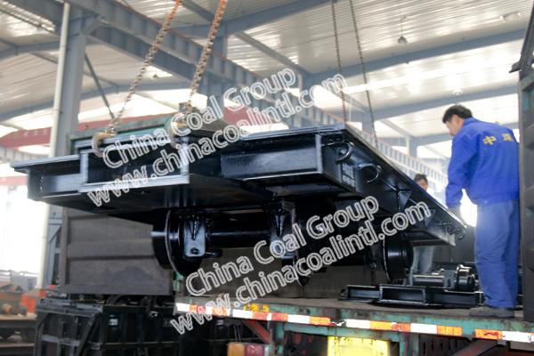 A Batch of Flat Mine Wagons of Shandong China Coal Group Sent to Linfen of Shanxi Province