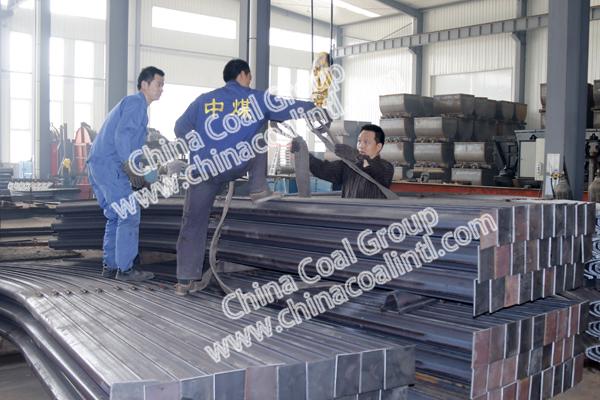 100 Sets Mining Steel Arch Supports of China Coal Group Sent to Changzhi of Shanxi Province