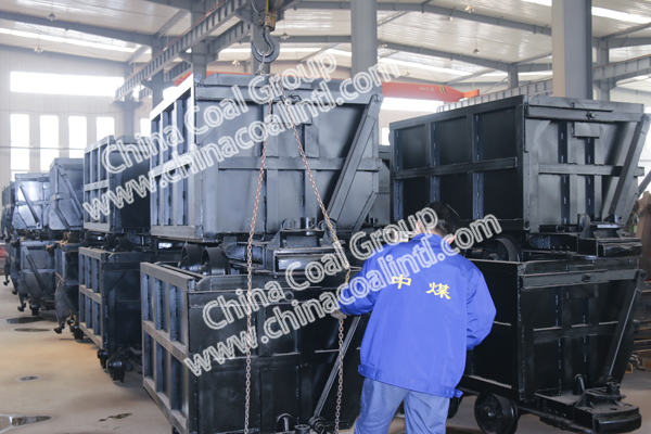A Batch of Side Dump Mine Cars of China Coal Group sent to Rizhao