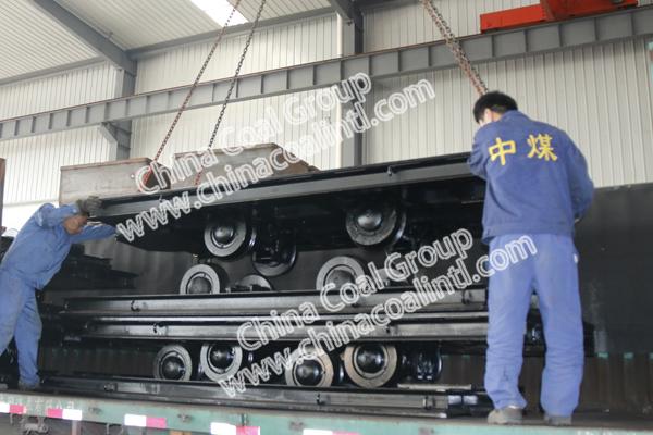 A Batch of Flat Mine Wagons of Shandong China Coal Group Sent to Lvliang,Shanxi