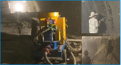 Wet Building Gunite Machine