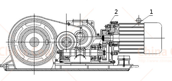 JH PROP PULLING WINCH-PRODUCT STRUCTURE