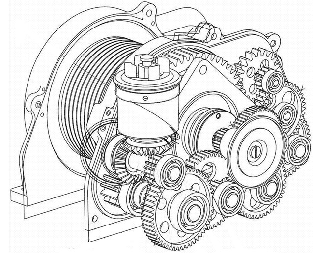  JK8 Lifting and Pulling Electric Windlass Winch