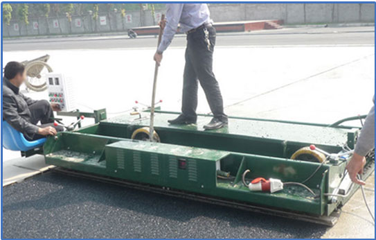 Rubber Paver Machine