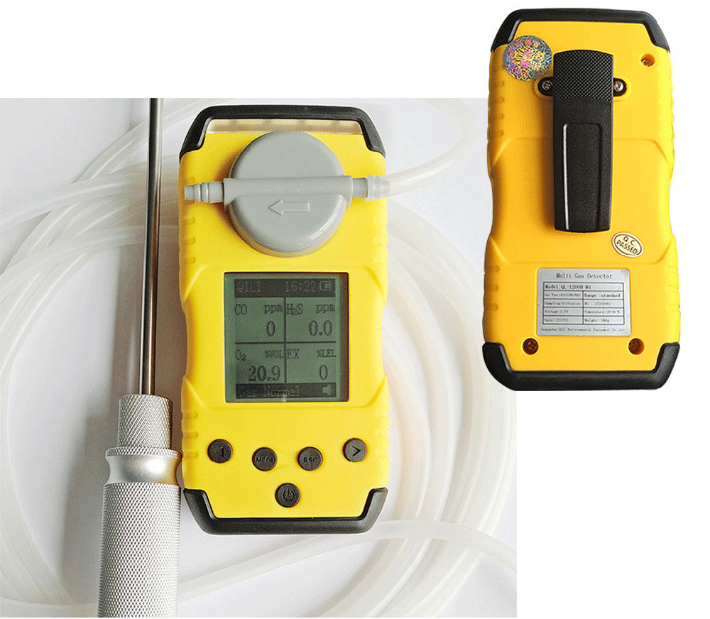 4 in 1 Multi Gas Detector