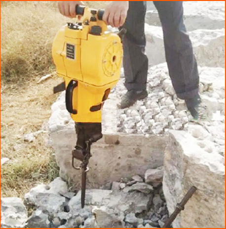 YN27C GASOLINE INTERNAL COMBUSTION ROCK DRILL CONSTRUCTION SCENARIO