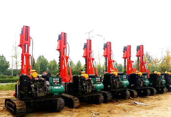 YD-120 photovoltaic pile driver