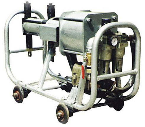 Pneumatic injection pump