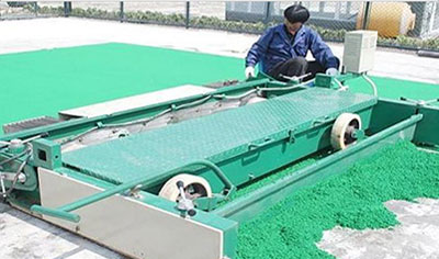 Rubber Paver Machine