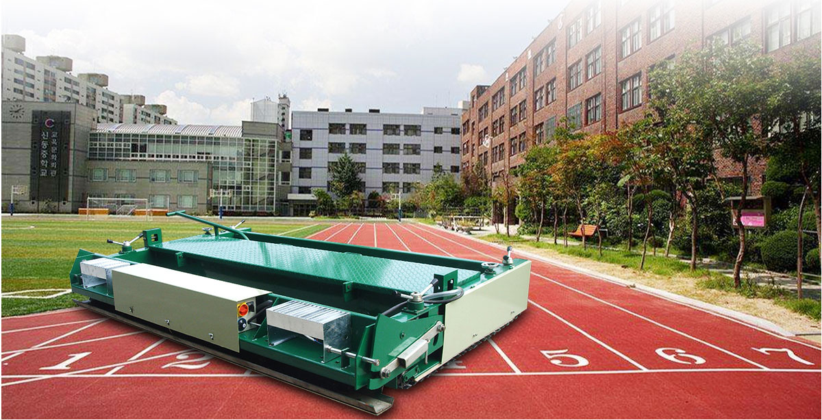 Rubber Paver Machine