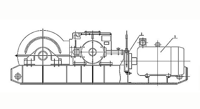 1.Motor  2.Helical Gear