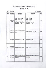 National inspection report