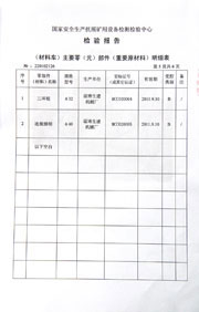 National inspection report