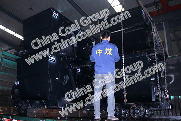 A Batch of New Model Bucket Tipping Mine Cars Sent to Jincheng, Shanxi Province