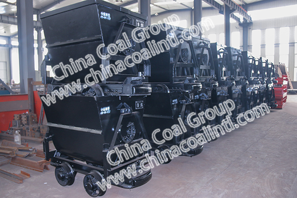 A Batch of New Model Bucket Tipping Mine Cars Sent to Jincheng, Shanxi Province