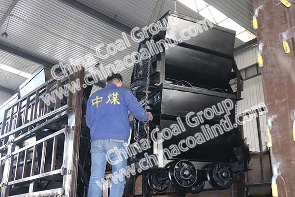 A Batch of New Model Bucket Tipping Mine Cars Sent to Yichun, Heilongjiang Province