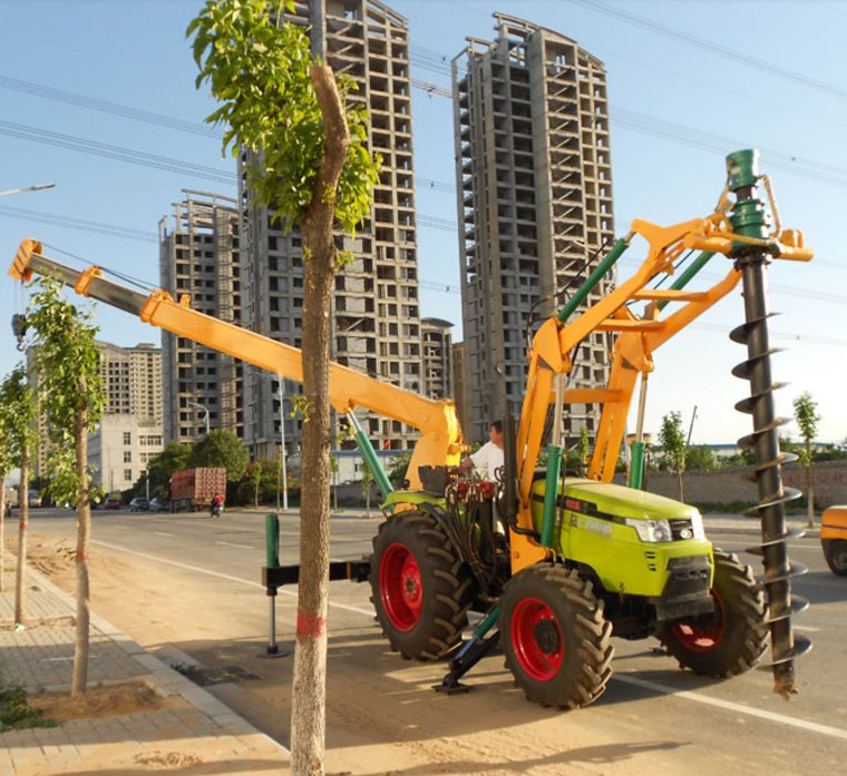 Pole Digging Machines For Constriction And Garden