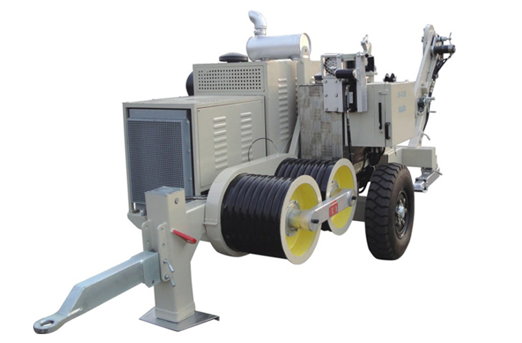 90KN Overhead Transmission 9T Hydraulic Puller Machine