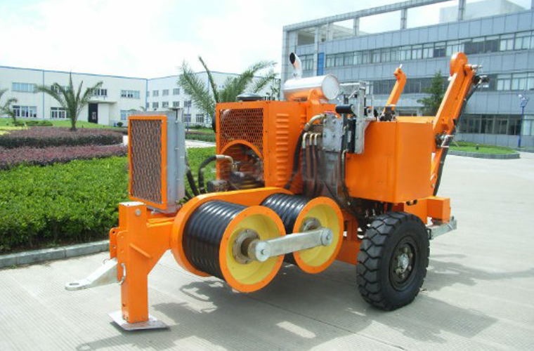 90KN Overhead Transmission 9T Hydraulic Puller Machine