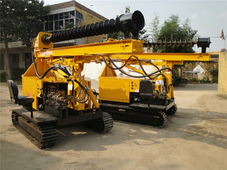 Crawler Hydraulic Spiral Screw Pile Driver