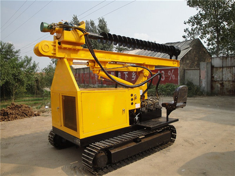 Crawler Hydraulic Spiral Screw Pile Driver