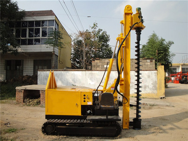 Crawler Hydraulic Spiral Screw Pile Driver