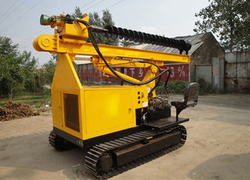 Crawler Hydraulic Spiral Screw Pile Driver