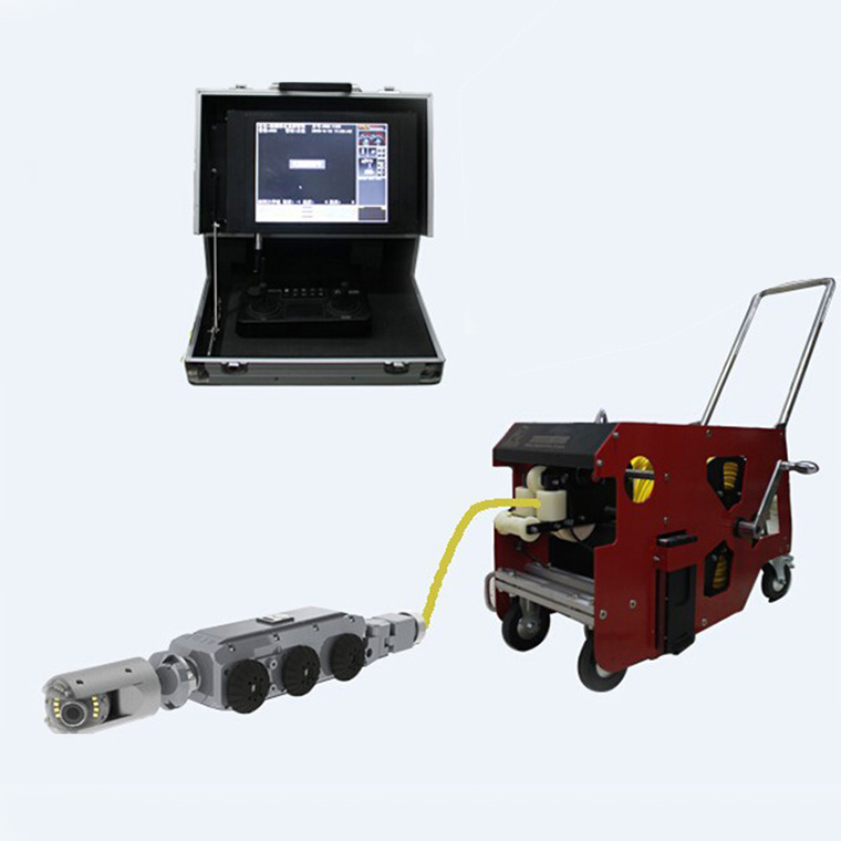 S100 CCTV Pipe Robot Inspection System Crawler Camera
