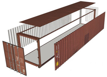 40 Foot GP 40' Dry Cargo Shipping Container