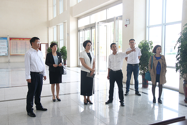 Warmly Welcome Leadership of City Center for Educational Technology to Visit China Coal Group for Inspection